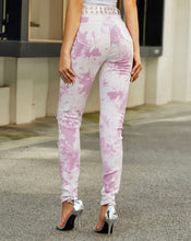 Load image into Gallery viewer, Tie Dye Distressed Jeans
