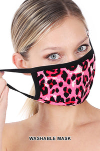 Pink Leopard Mask