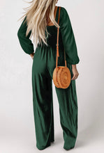 Load image into Gallery viewer, Green Long Sleeve Jumpsuit
