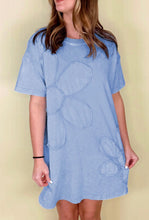 Load image into Gallery viewer, Blue Mineral Wash Dress
