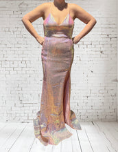 Load image into Gallery viewer, Pink Sequin Evening Gown
