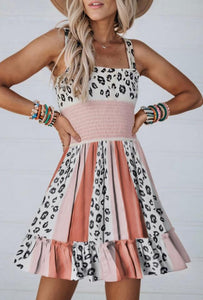 Mixed Print Dress