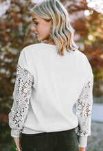 Load image into Gallery viewer, VNeck Lace Detail Top
