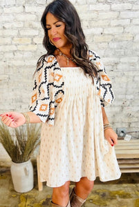 Western Sleeve Dress