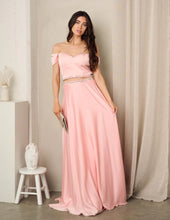 Load image into Gallery viewer, Pink Top &amp; Maxi Occassional Dress
