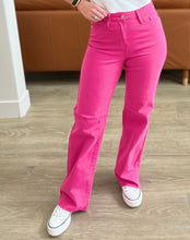 Load image into Gallery viewer, Judy Blue Hot Pink Straight Leg
