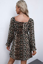 Load image into Gallery viewer, Leopard Knot Accent Dress
