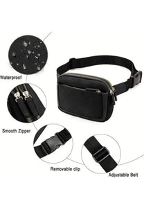 Black Minimalist Belt Bag