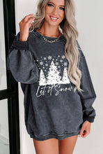 Load image into Gallery viewer, Let It Snow Ribbed Sweatshirt
