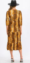 Load image into Gallery viewer, Animal Print Midi Dress
