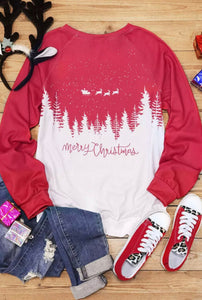 Red & White Christmas Pullover