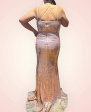 Load image into Gallery viewer, Pink Sequin Evening Gown
