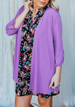 Load image into Gallery viewer, Purple Cardigan
