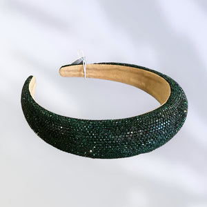 Spartan Green Sparkle Headband