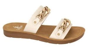 Corky’s Ivory Sandals