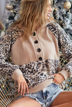 Load image into Gallery viewer, Leopard Raglan Hoodie
