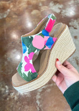 Load image into Gallery viewer, Corky’s Floral Wedges
