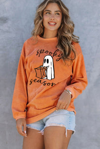 Spooky Season Corded Pullover