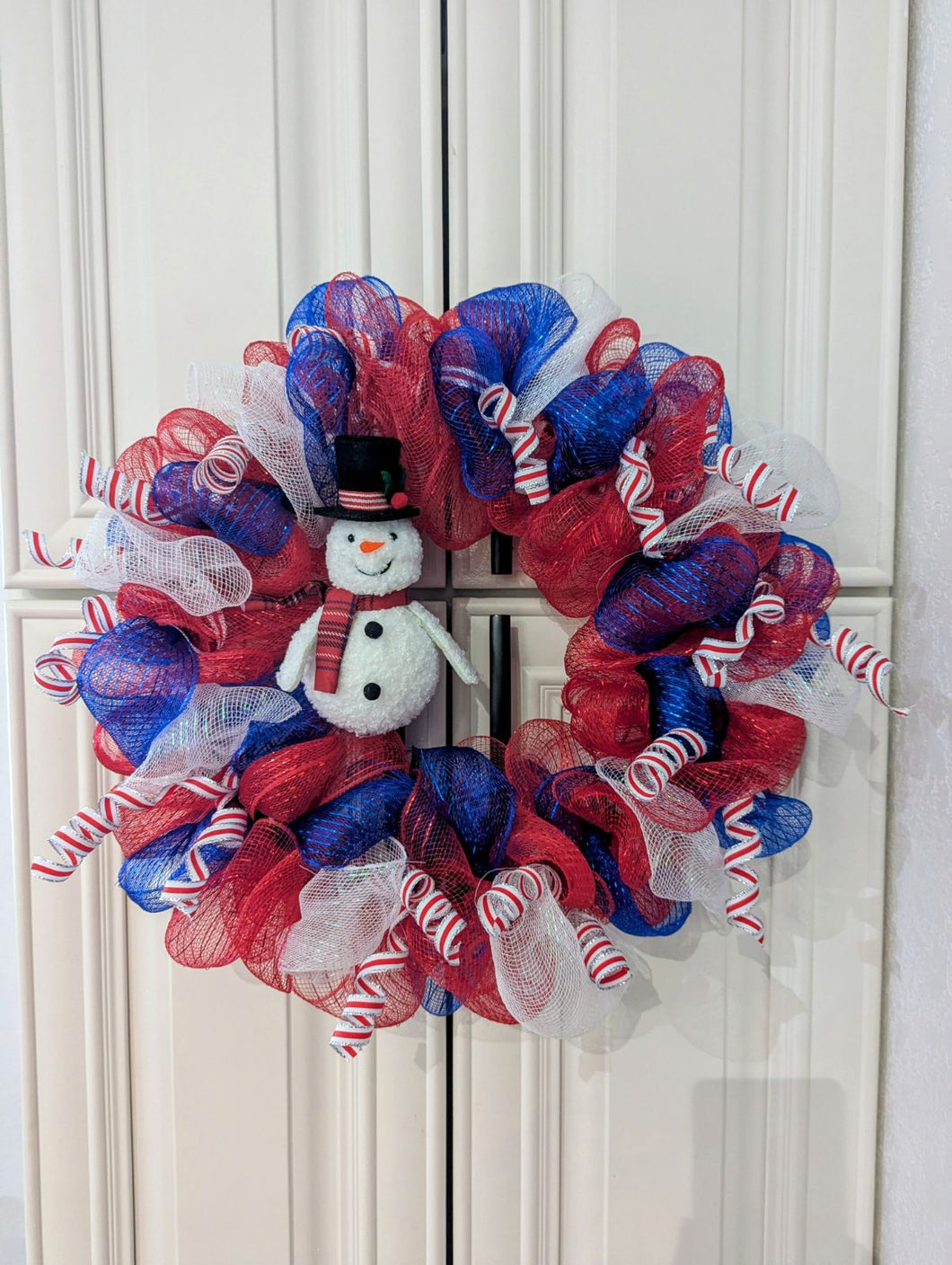 Snowman Wreath