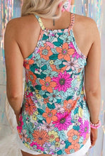 Load image into Gallery viewer, Round Neck Floral Tank
