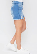 Load image into Gallery viewer, Distressed Denim Shorts
