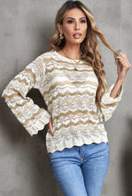 Load image into Gallery viewer, Crochet Scalloped Summer Sweater
