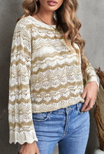 Load image into Gallery viewer, Crochet Scalloped Summer Sweater
