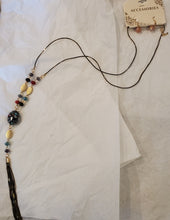 Load image into Gallery viewer, Multi Stone Tassel Necklace
