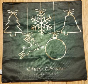 Green Merry Christmas Pillow Cover Set