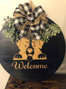 Customizable Round Home Signs 18”