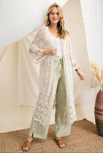Load image into Gallery viewer, Long Crochet Cardigan
