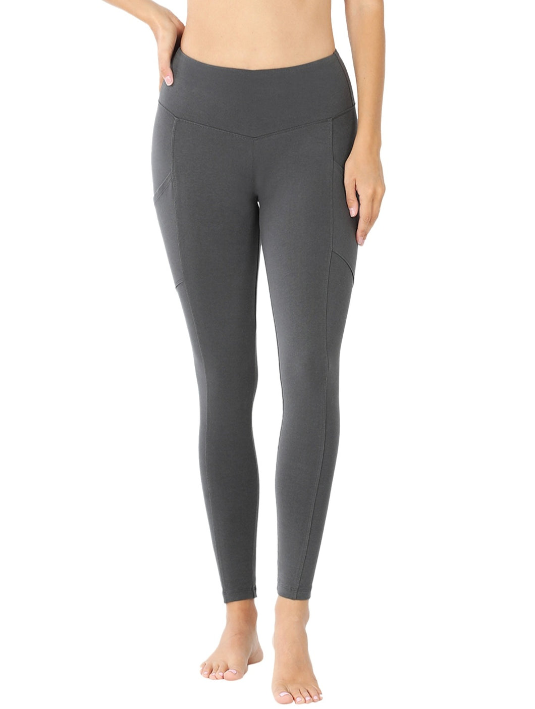 Charcoal buttery Leggings with pockets