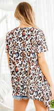 Load image into Gallery viewer, Multi Leopard Side Drape Top
