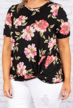 Load image into Gallery viewer, Floral Twist Knot Top
