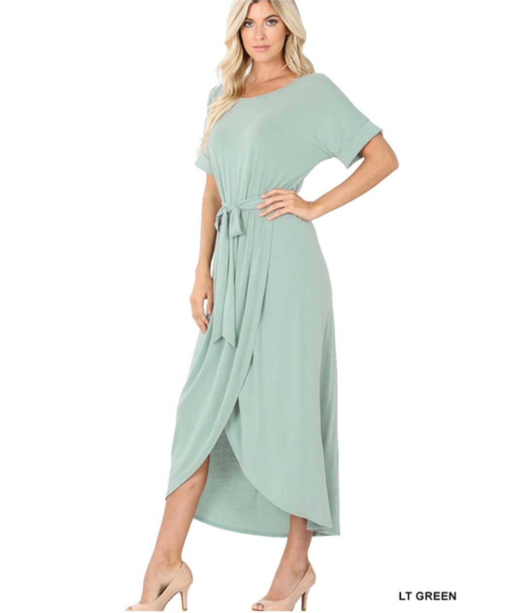 Light Green Tulip Dress  Southern Charm Btqe
