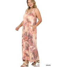 Load image into Gallery viewer, Grape Tie Dye Maxi
