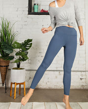 Load image into Gallery viewer, Blue Compression Leggings

