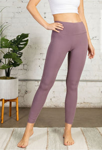 Frosted Mulberry Compression Leggings