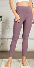 Load image into Gallery viewer, Frosted Mulberry Compression Leggings
