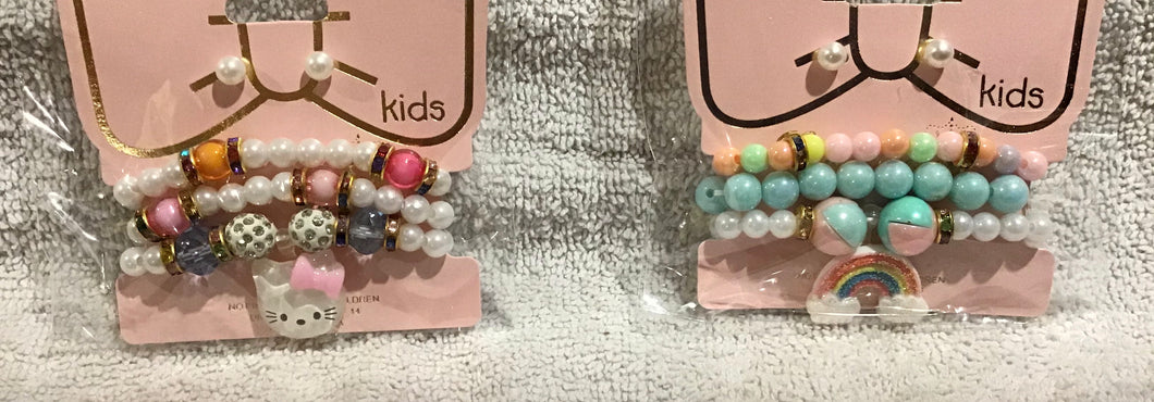 Kids Bracelet & Earrings Set