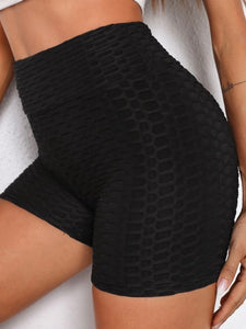 Black Scrunch Butt Shorts
