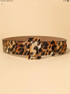 Leopard Belt