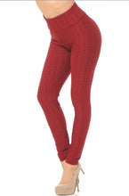 Load image into Gallery viewer, Red Scrunch Butt Leggings
