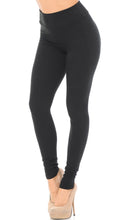 Load image into Gallery viewer, Black Buttery Soft Leggings 3 inch Waistband
