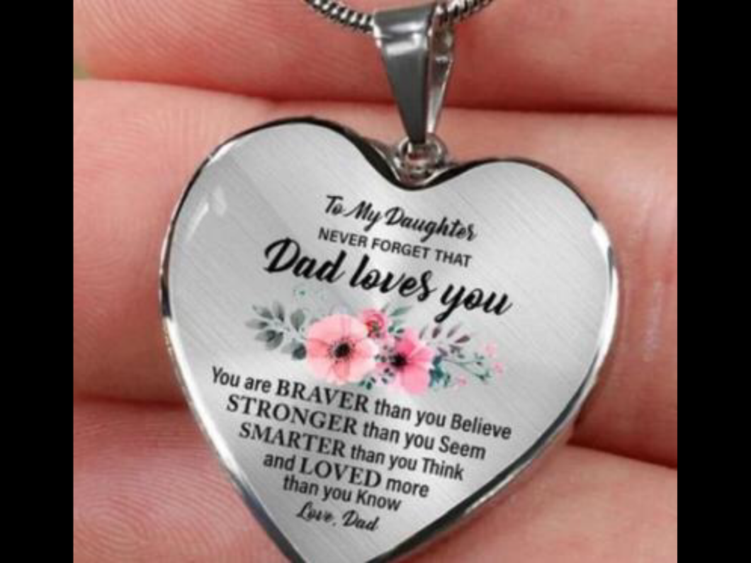 Dad Loves You Necklace
