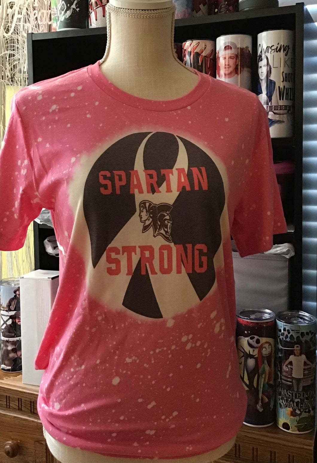 Spartan Strong Breast Cancer Tee