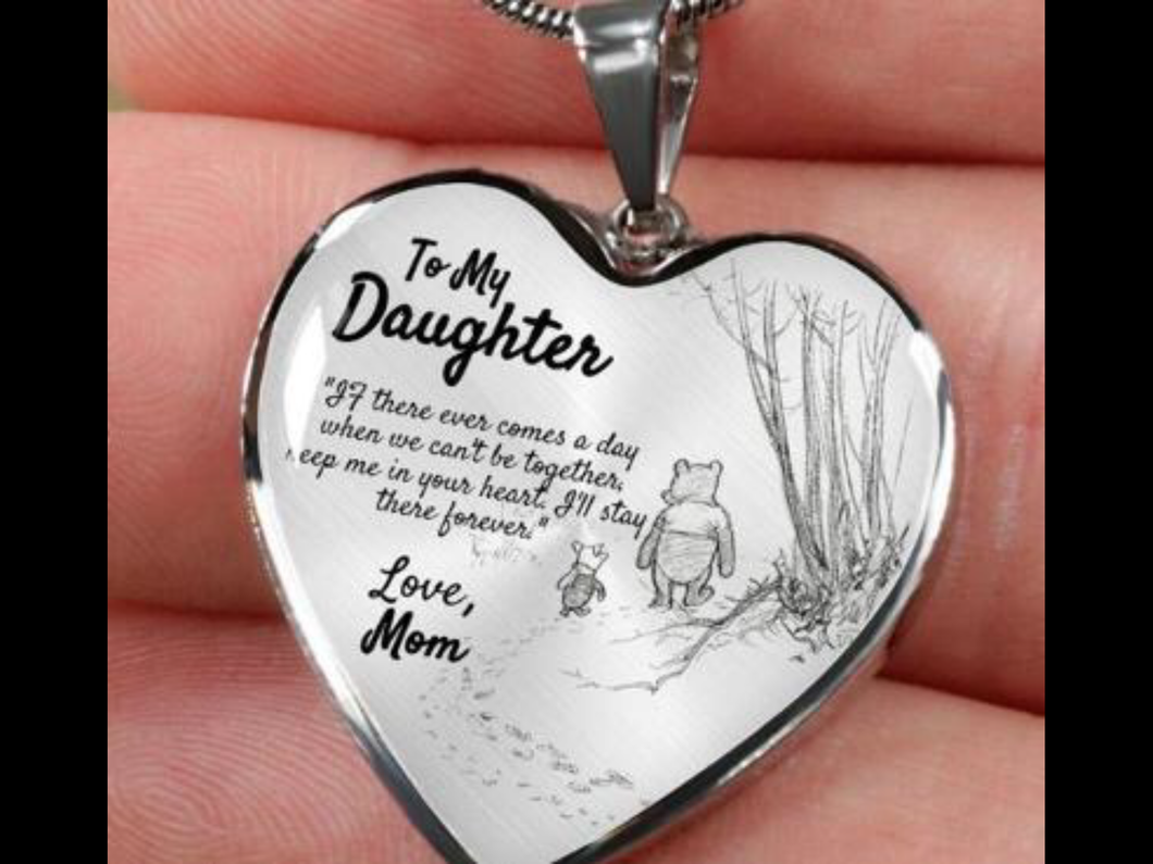To My Daughter Necklace
