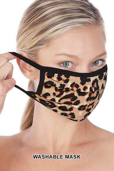 Tan Leopard Mask