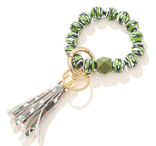 Load image into Gallery viewer, Beaded Wristlet Keychain
