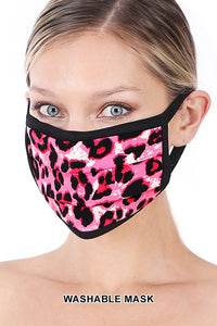 Pink Leopard Mask